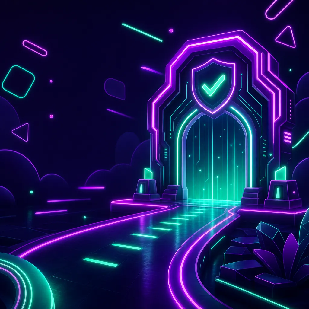 Ilustrasi portal resmi 333HOKI bernuansa arcade neon